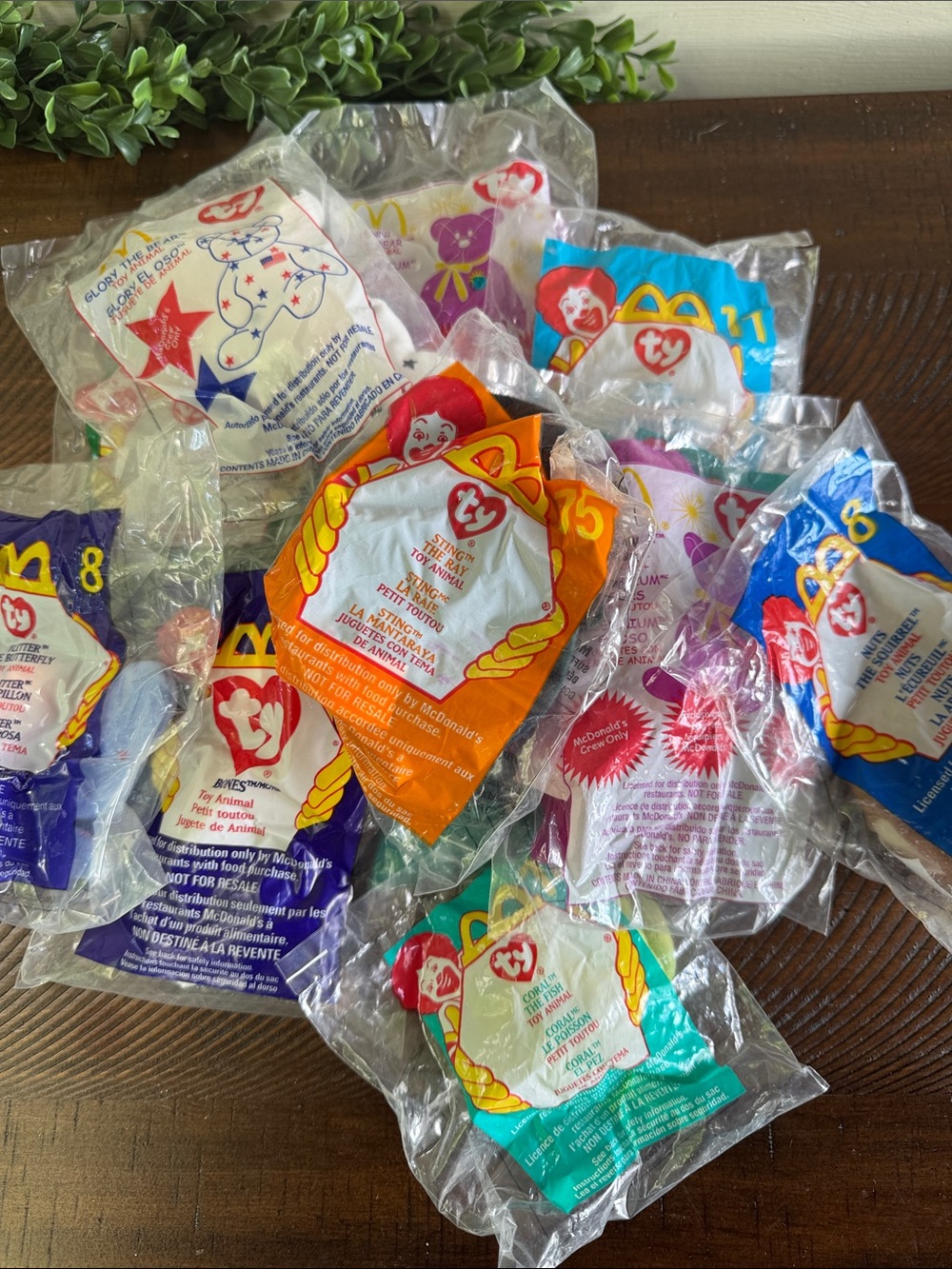 Bundle of 12 Ty Vintage McDonald’s Happy Meal Beanie Babies NEW